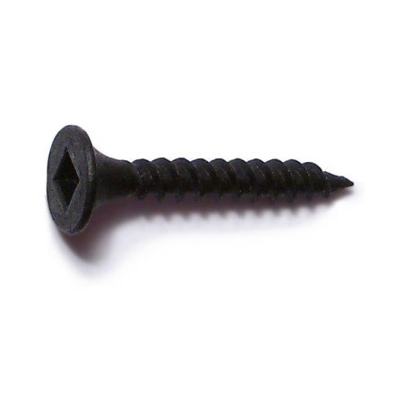 Midwest Fastener Drywall Screw, #6 x 1 in, Steel, Flat Head Phillips Drive, 60 PK 30881